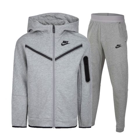 nike fleece tech grijs kids|Nike tech fleece kinderen.